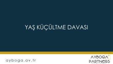 Yaş Küçültme Davası
