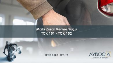 Mala Zarar Verme Suçu TCK 151 - TCK 152