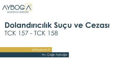 Dolandırıcılık Suçu ve Cezası TCK 157 - TCK 158