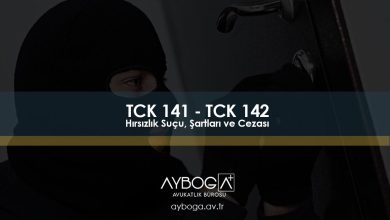 TCK 141 - TCK 142 Hırsızlık Suçu, Şartları ve Cezası