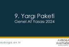 9 Yargı Paketi Genel Af 2024