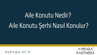 Aile Konutu Nedir? Aile Konutu Şerhi Nasıl Konulur?