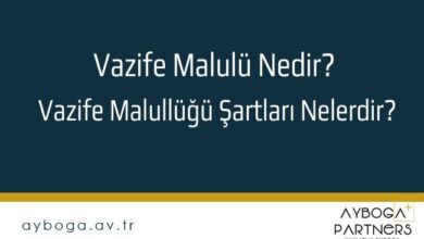 Vazife Malulü Nedir? Vazife Malullüğü Şartları Nelerdir?