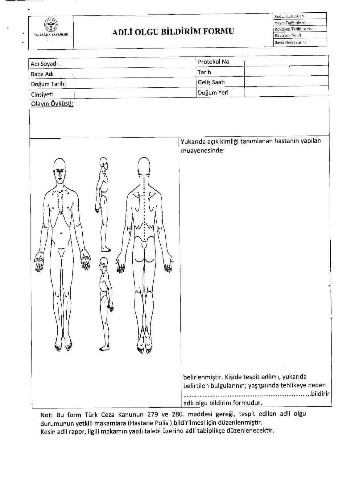 darp raporu örneği
