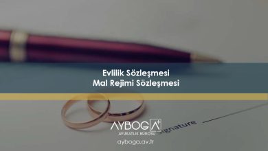 Evlilik Sözleşmesi – Mal Rejimi Sözleşmesi