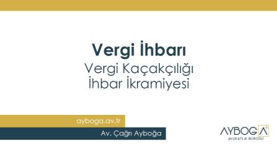 Vergi İhbarı Vergi Kaçakçılığı İhbar İkramiyesi