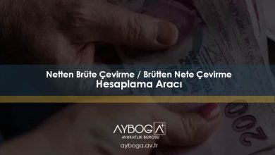 Netten Brüte Çevirme, Brütten Nete Çevirme Hesaplama Aracı