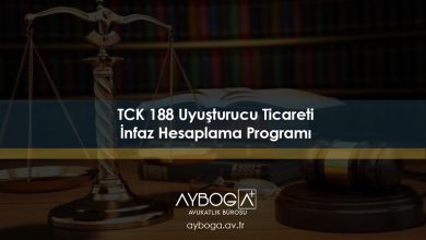 TCK 188 Uyuşturucu Ticareti İnfaz Hesaplama Programı