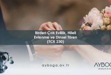 Birden Çok Evlilik, Hileli Evlenme ve Dinsel Tören Suçu (TCK 230)