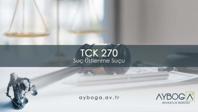 TCK 270 Suç Üstlenme Suçu