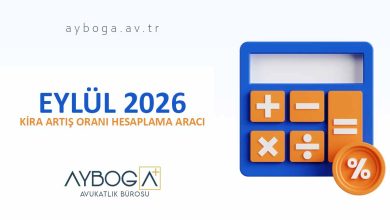 Eylül 2026 Kira Artış Oranı Hesaplama Aracı - 2026 Eylül Kira Artış Oranı
