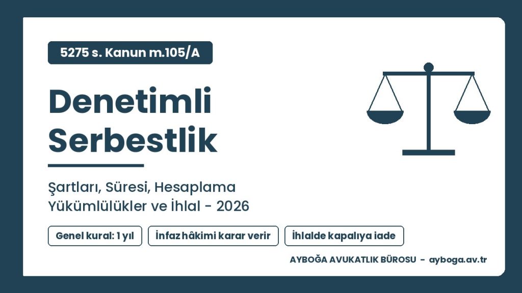 Denetimli Serbestlik: Şartları, Süresi, Hesaplama, Yükümlülükler ve İhlalin Sonuçları 2026